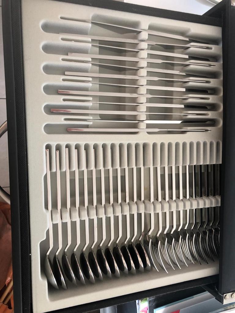 Luxe Jumbo bestekkoffer (NIEUW), Ophalen, Nieuw, Vaatwasserbestendig, Zilver