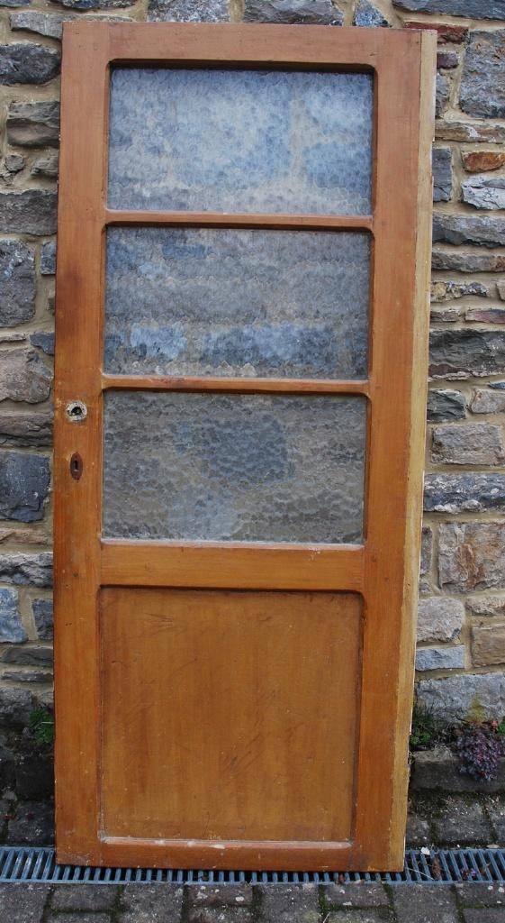 Porte intérieure en bois massif, 75 à 150 cm, Enlèvement, Utilisé, Vitre comprise