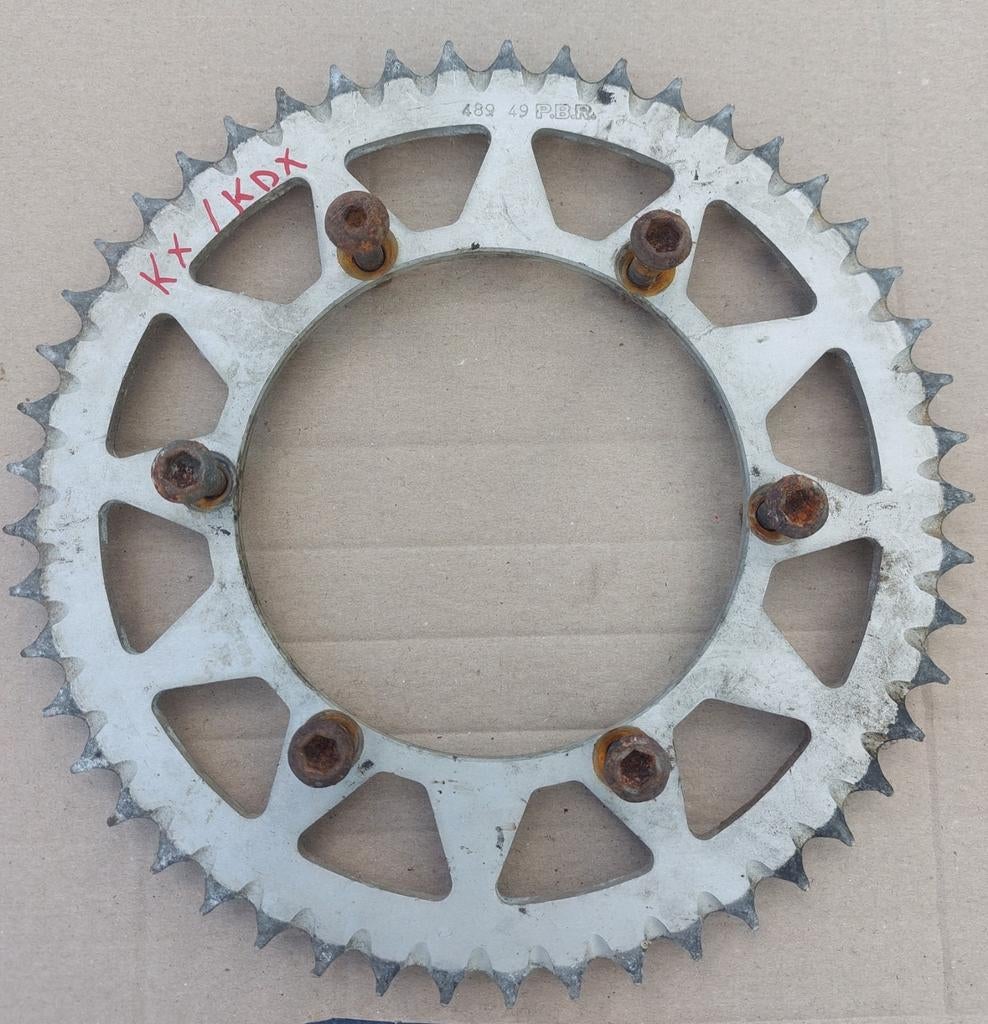 Couronne Arrière 49 Dents PBR Kawasaki KX, KDX, KLX, Motos, Enlèvement ou Envoi, Utilisé