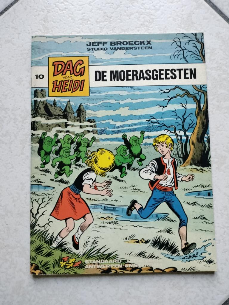 Strip DAG EN HEIDI 10 - de moerasgeesten - BROECKX, Boeken, Eén stripboek, Ophalen of Verzenden, Zo goed als nieuw, Jeff Broeckx