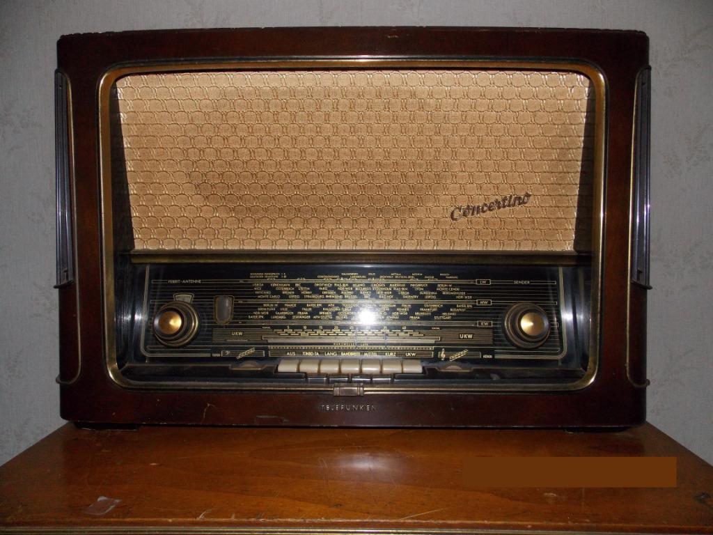 Originele Telefunken Retro  “Lampen”-Radio, Audio, Tv en Foto, Ophalen, Radio