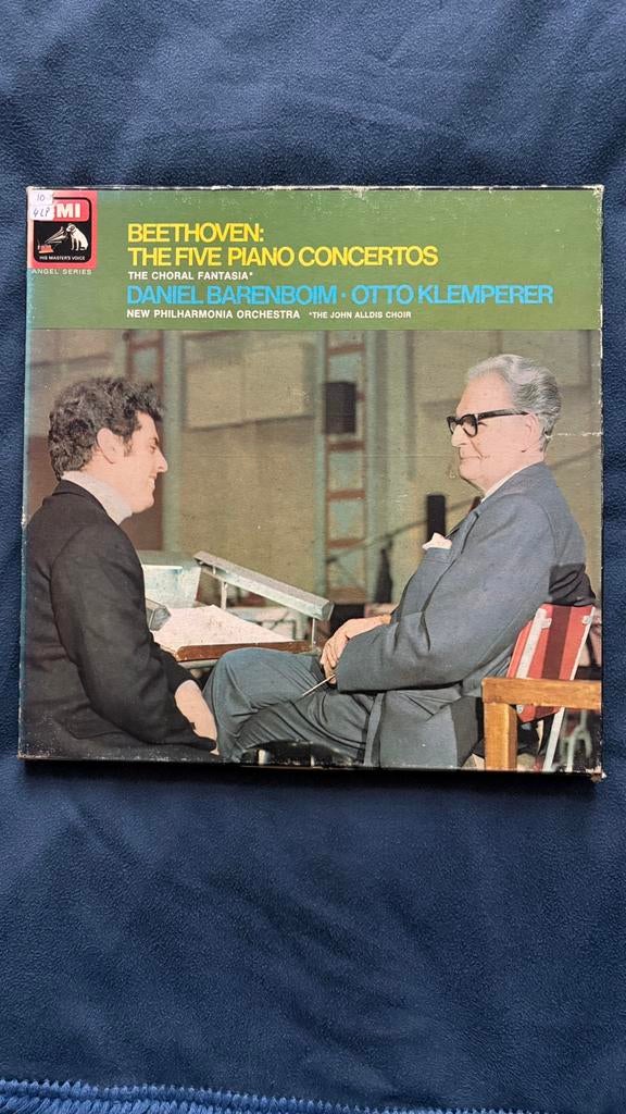 BEETHOVEN THE FIVE PIANO CONCERTOS SLS941, Enlèvement, Comme neuf
