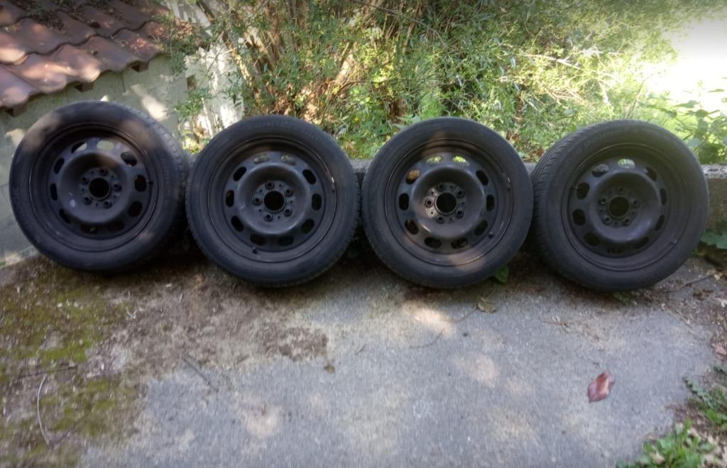 4 jantes acier 16 pouces Audi / Mercedes (5×112), Autos : Pièces & Accessoires, Enlèvement, Utilisé, Mercedes-Benz