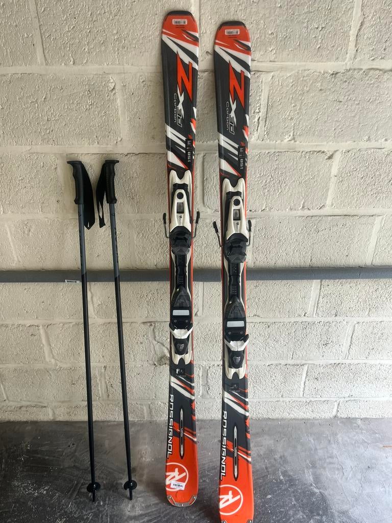 Rossignol 158   ZX3D, Ophalen, 140 tot 160 cm, Gebruikt, Stokken