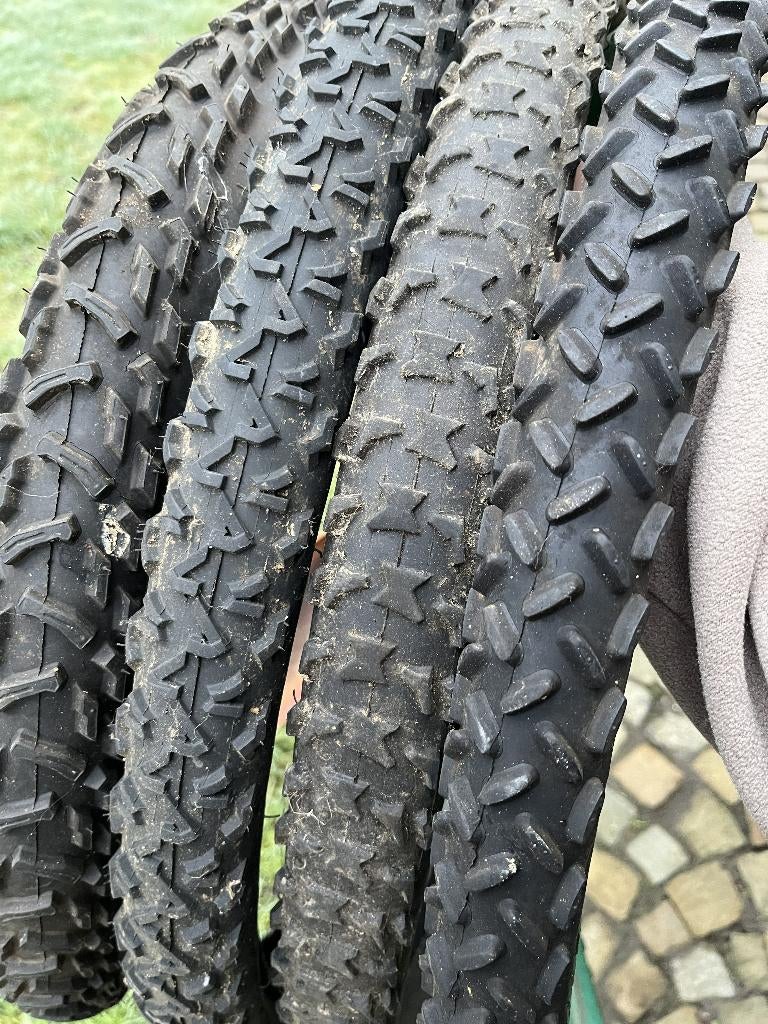 4 Mountainbike banden 26 inch., Sport en Fitness, Wielrennen, Ophalen, Gebruikt, Overige typen