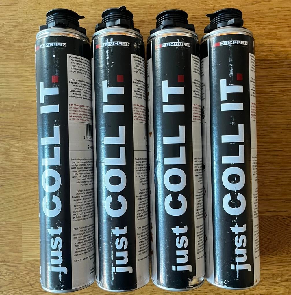 4 JUST COLL IT-cartridges. Dumoulin 750 ml, Ophalen, Zo goed als nieuw