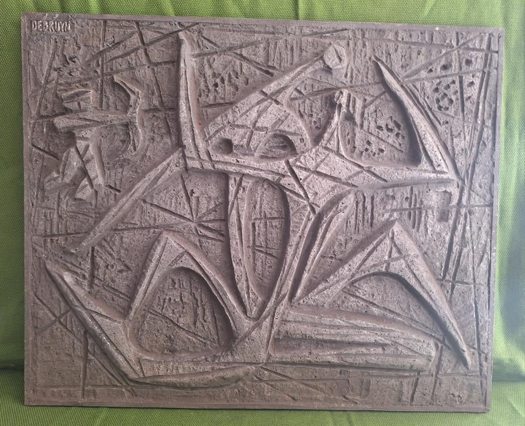 Wandplaat Marc De Bruyn, Antiek en Kunst, Ophalen of Verzenden