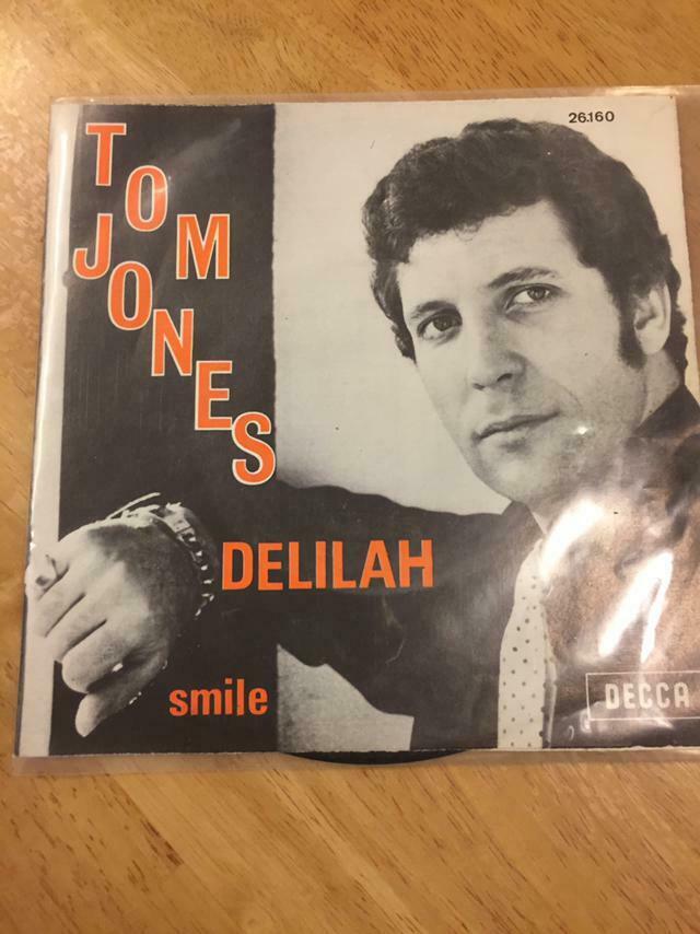 Single TOM JONES : Delilah - Smile, Ophalen of Verzenden
