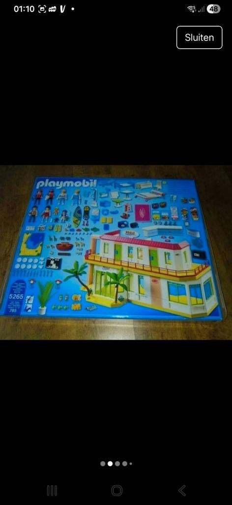 Playmobil hotel set met extra piccolo en kuisvrouwset, Ophalen of Verzenden, Zo goed als nieuw