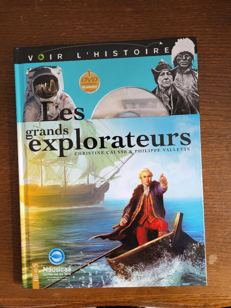 les grands explorateurs livre et dvd, Livres, Science, Comme neuf, Autres sciences, Enlèvement