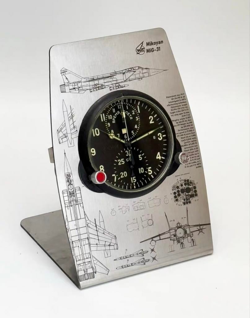 Chronohorloge gemonteerd op Mig-31, Ophalen of Verzenden, Zo goed als nieuw