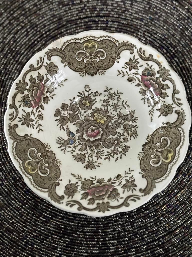 Petite assiette Staffordshire Ridgway, Antiquités & Art