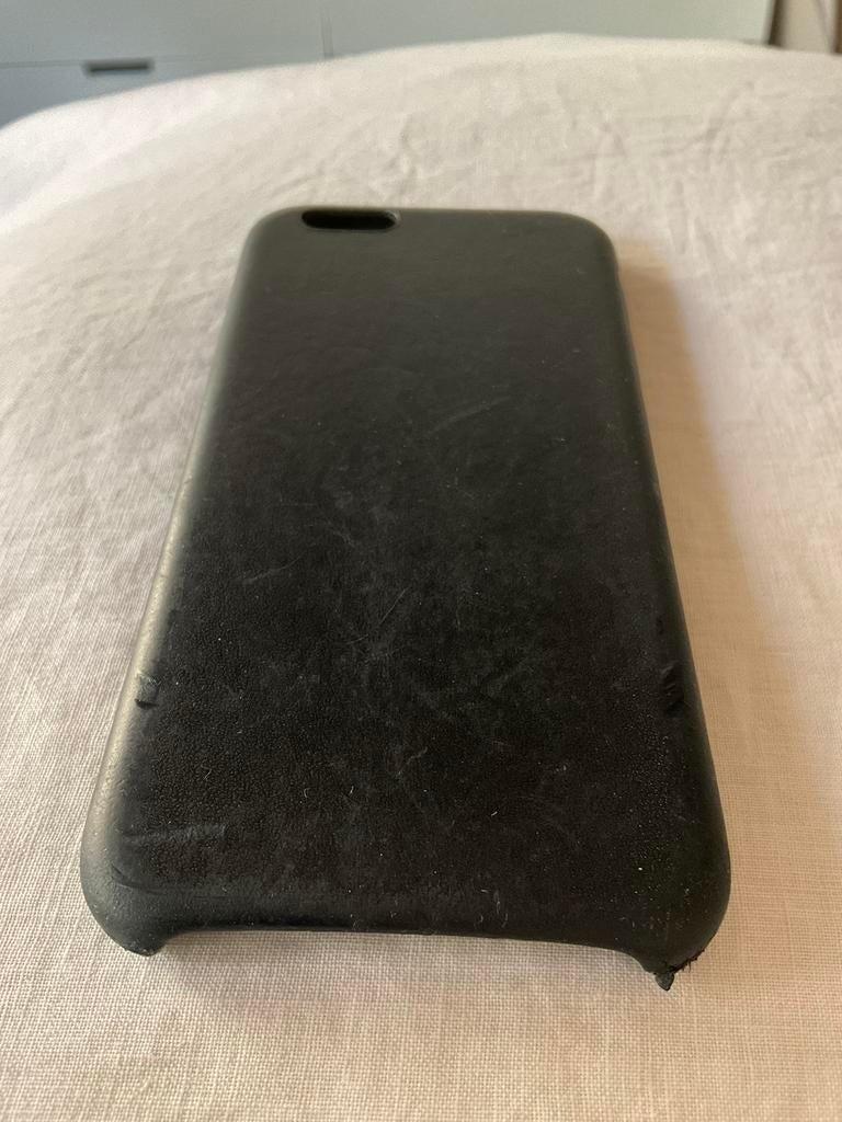 iPhone 6/6S Leather case black, IPhone 6