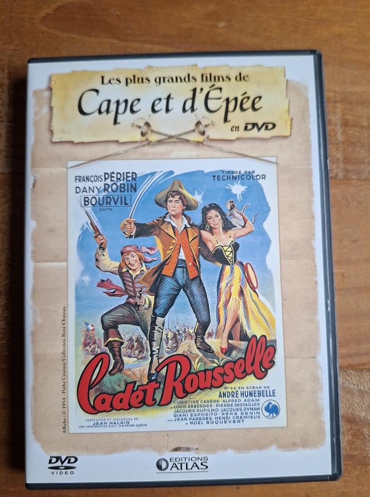 Cadet Rousselle - Bourvil - Dany Robin, Ophalen of Verzenden, Gebruikt, Actiekomedie