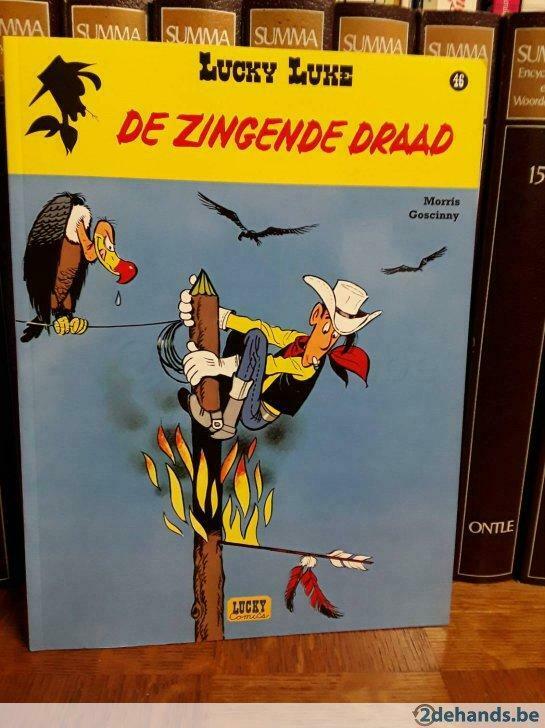 Lucky Luke: De zingende draad,  Morris, Goscinny, Boeken, Stripverhalen, Nieuw, Ophalen of Verzenden