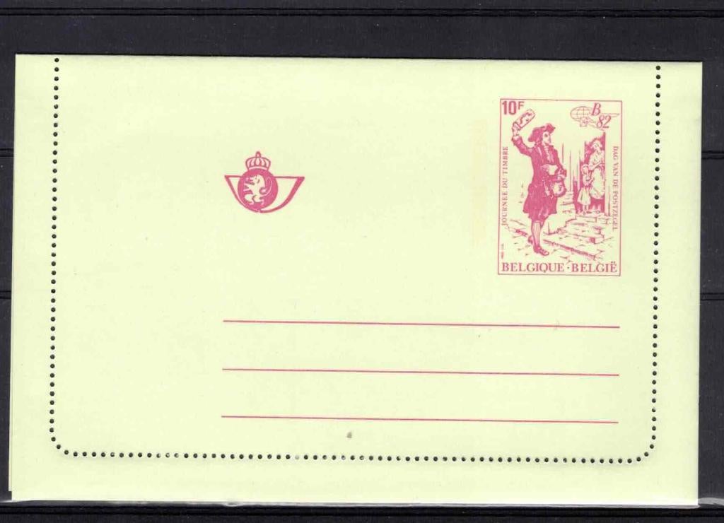 postzegels belgie  kaart belgica 1982 xx, Enlèvement ou Envoi, Non oblitéré, Neuf