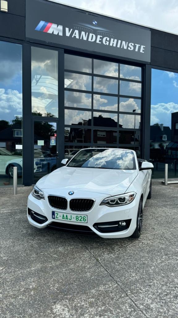 BMW CABRIO 228i, Auto's, Beige, 334 kW, Wit, Leder