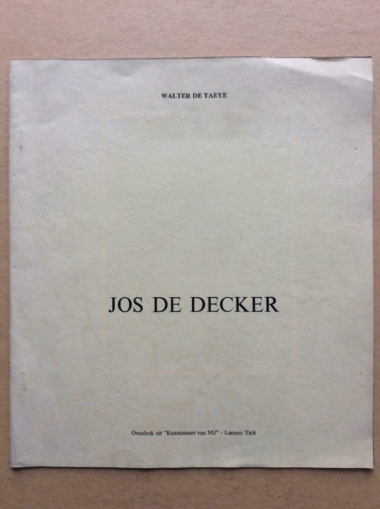 Jos De Decker - Walter De Taeye (Lannoo Tielt), Ophalen of Verzenden