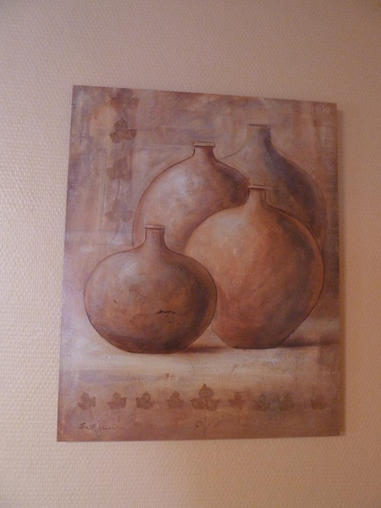 Cadre décoratif en bois de 30 cm x 50 cm, Maison & Meubles, Enlèvement, Comme neuf, Bois