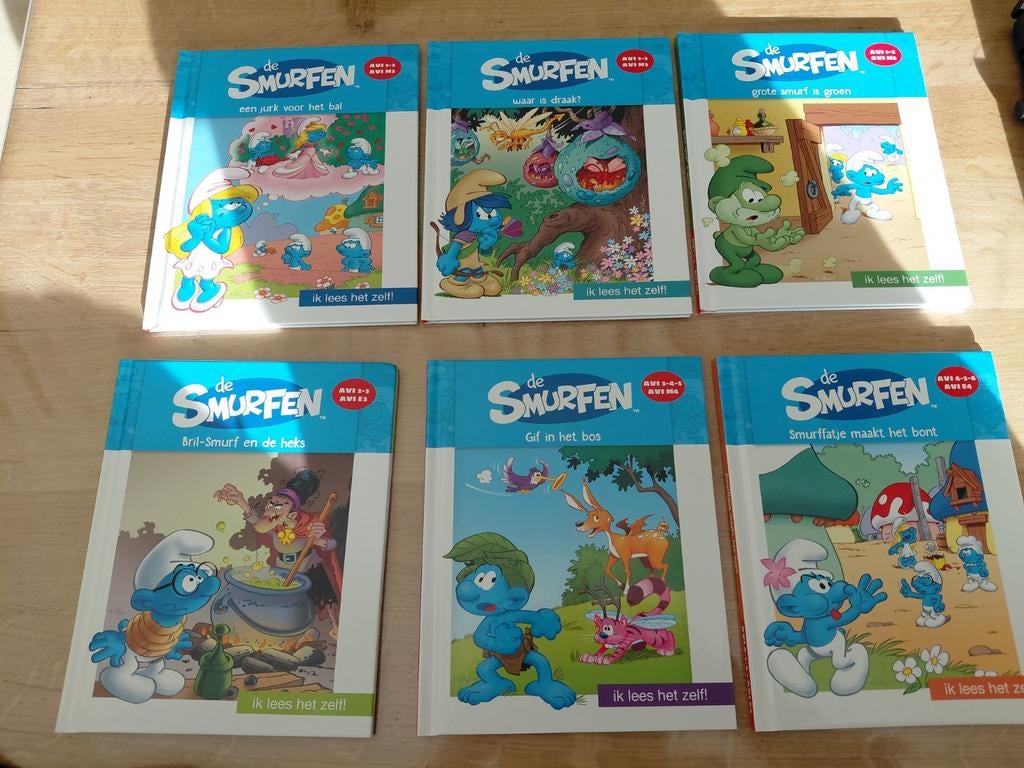 Pakket avi boekjes De Smurfen, Boeken, Ophalen, Zo goed als nieuw, Fictie algemeen