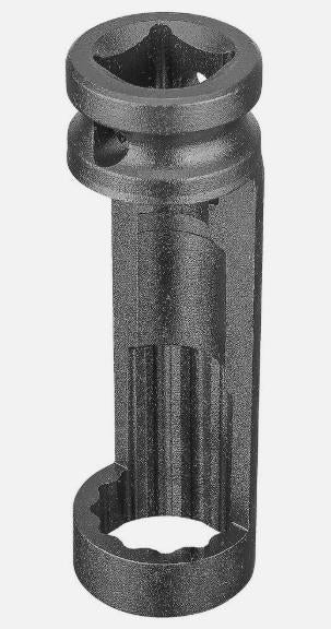 Veerpoot moer dop voor Porsche 18 mm 12PT 82mm hoog, Verzenden