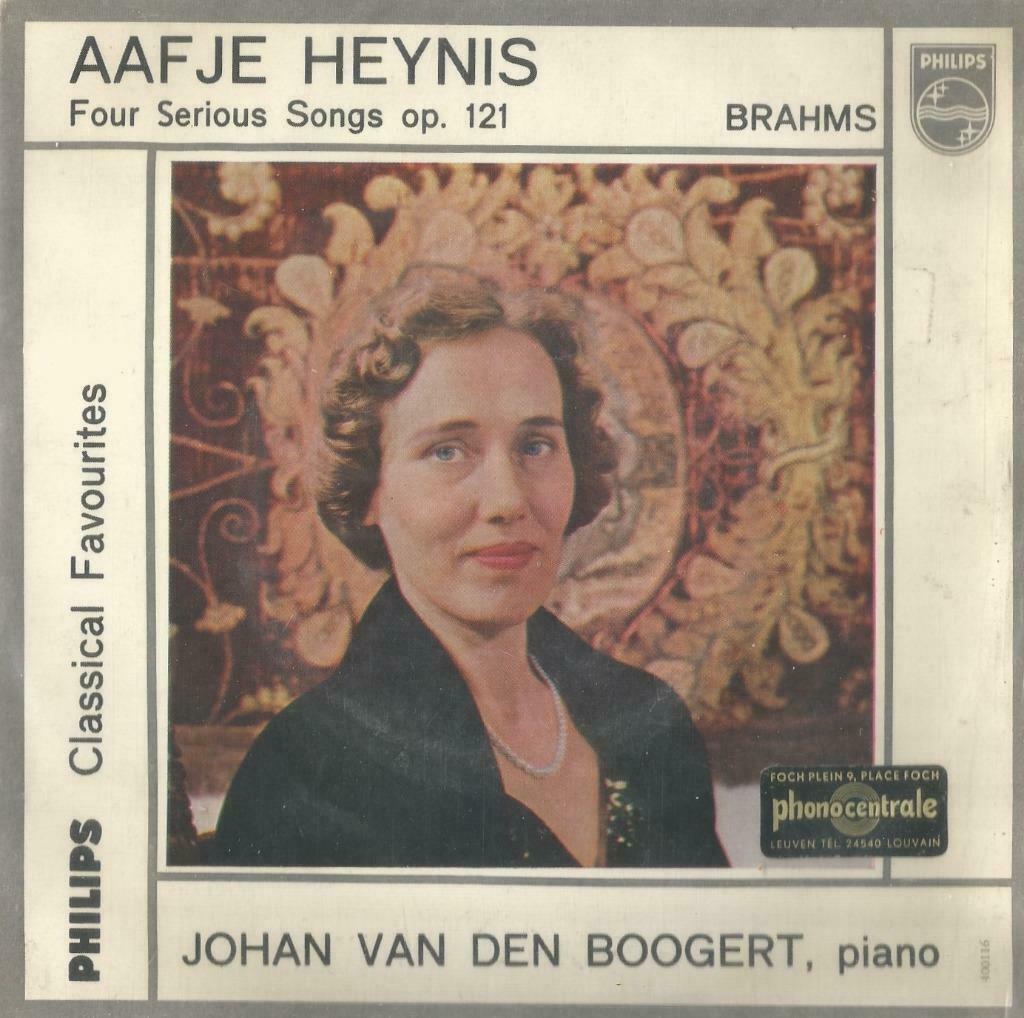Aafje Heynis – Denn es gehet dem Menschen wie dem Vieh  + 3, Cd's en Dvd's, Vinyl Singles, Ophalen of Verzenden, Gebruikt, Meditatie en Spiritualiteit