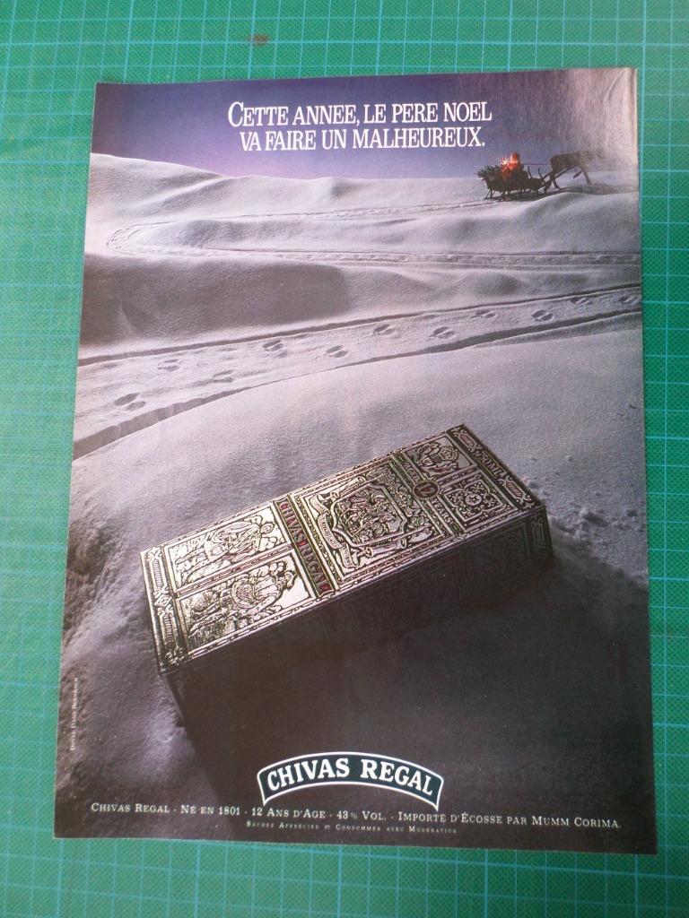 Chivas whisky - publicité papier - 1985, Enlèvement ou Envoi, Utilisé, Autres types