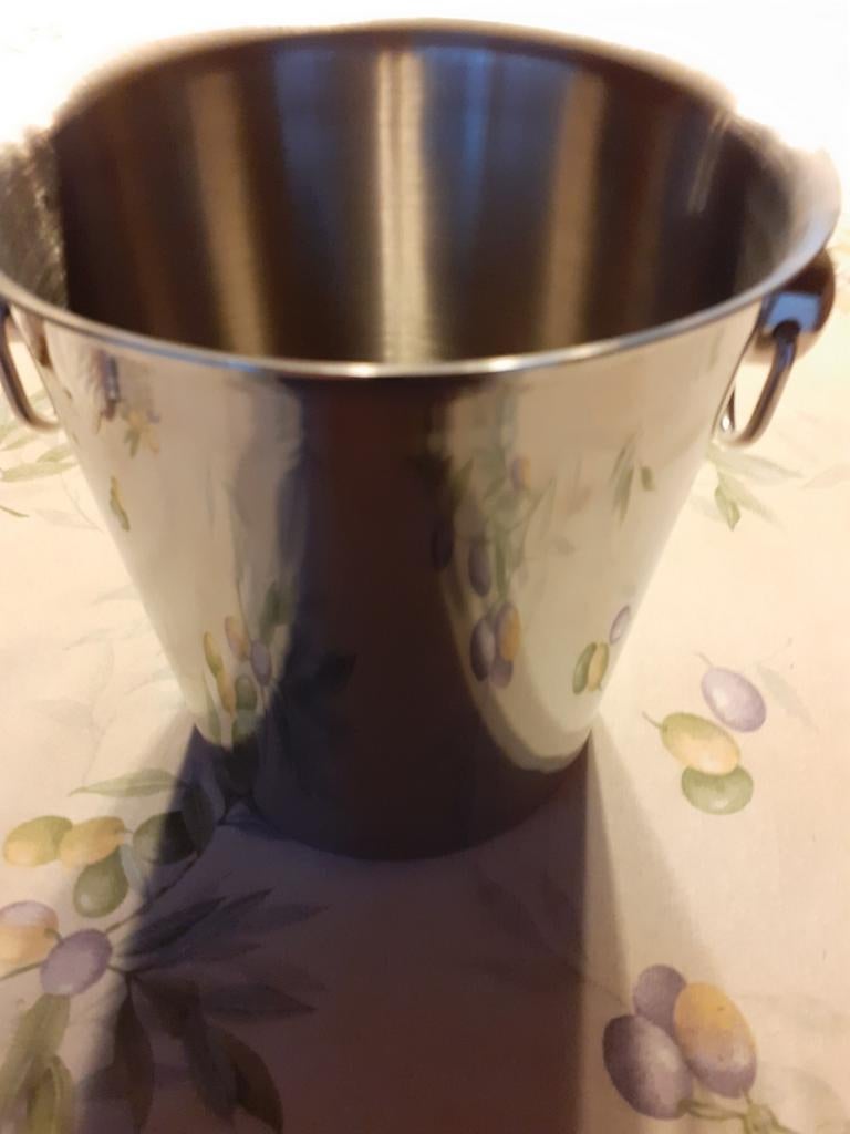 Ijs emmer, Huis en Inrichting, Emmers, Ophalen, Zo goed als nieuw, Aluminium, Met handgreep