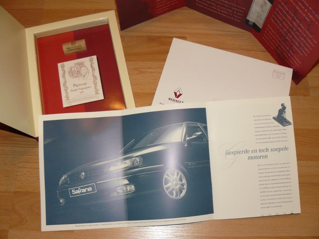 Reclamebox Renault Safrane 1997, Verzamelen, Ophalen, Nieuw