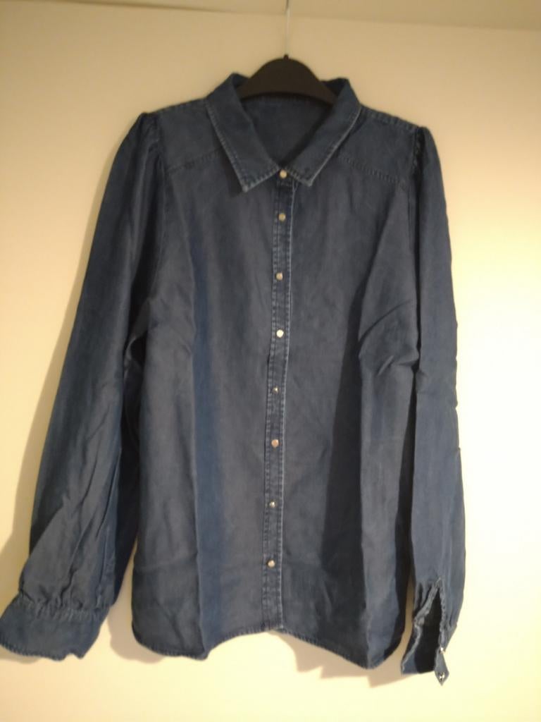 Denimblouse, Kleding | Dames, Ophalen, Zo goed als nieuw