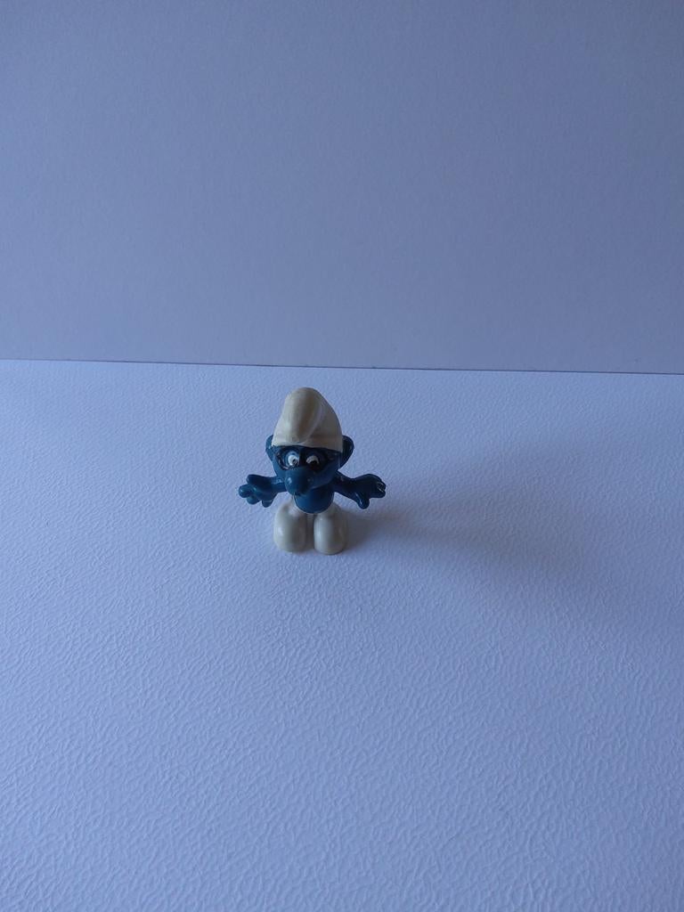 Schtroumpf à lunettes, Collections, Enlèvement ou Envoi, Utilisé, Schtroumpf à Lunettes, Poupée, Figurine ou Peluche