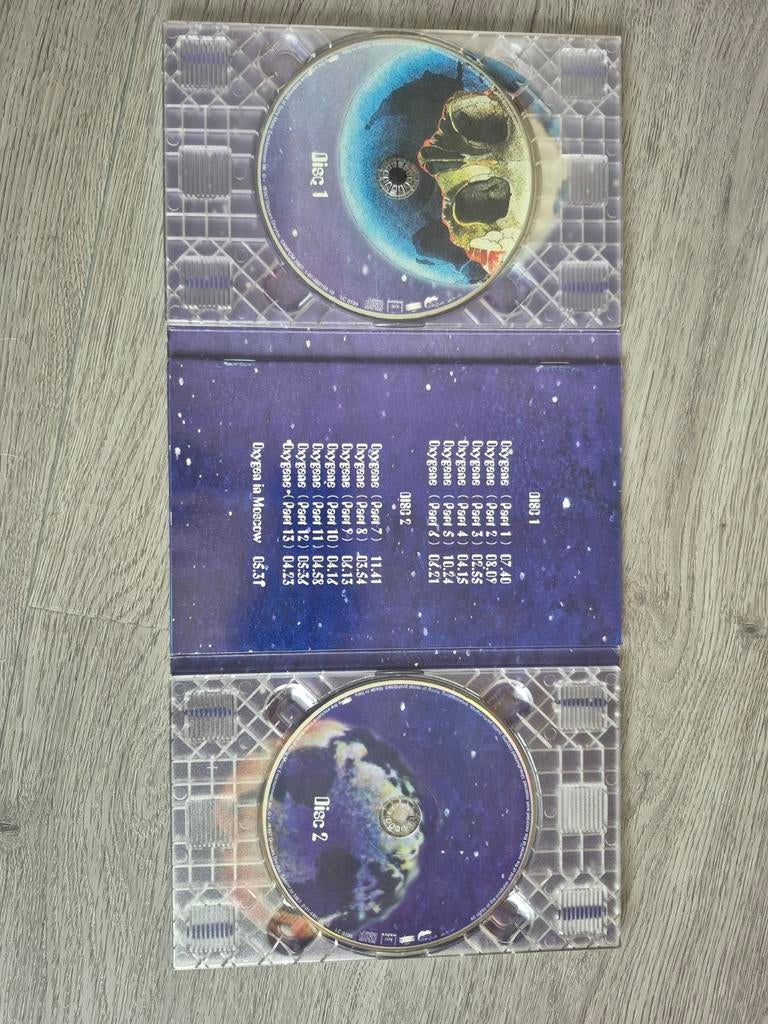 Coffret à oxygène complet de 2 CD de Jean Michel Jarre, rare, Enlèvement ou Envoi