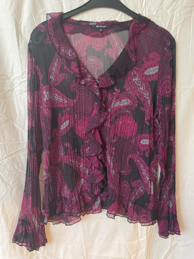 Blouse de fête manches longues, Vêtements | Femmes, Enlèvement, Comme neuf, Taille 42/44 (L)