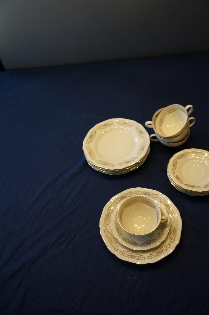 Vintage Servies Paul Müller Bavaria (U.S. Zone 1945-1949), Ophalen of Verzenden