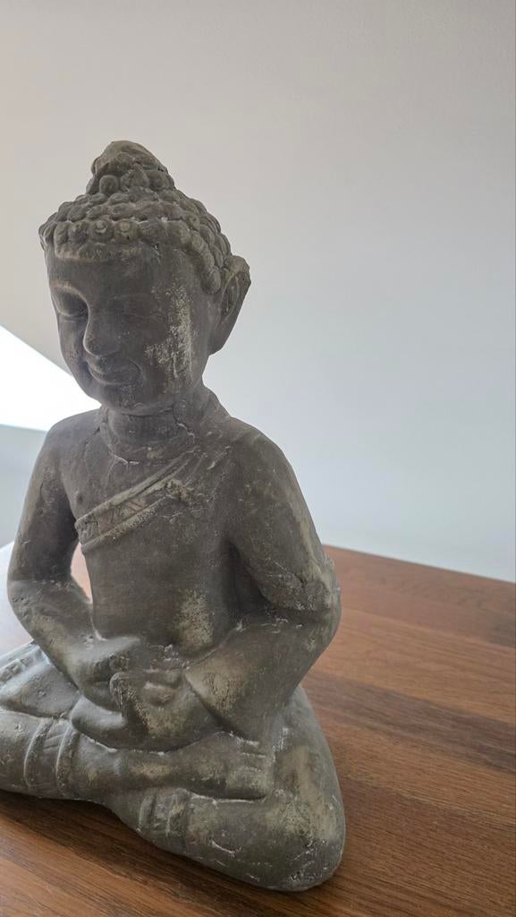 Boudha en poterie pour usage intérieur ou extérieur, Maison & Meubles, Enlèvement ou Envoi