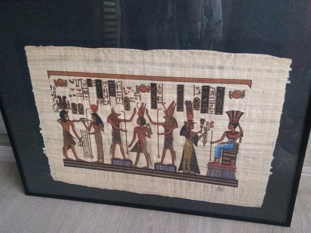 grote papyrus Egypte, Enlèvement