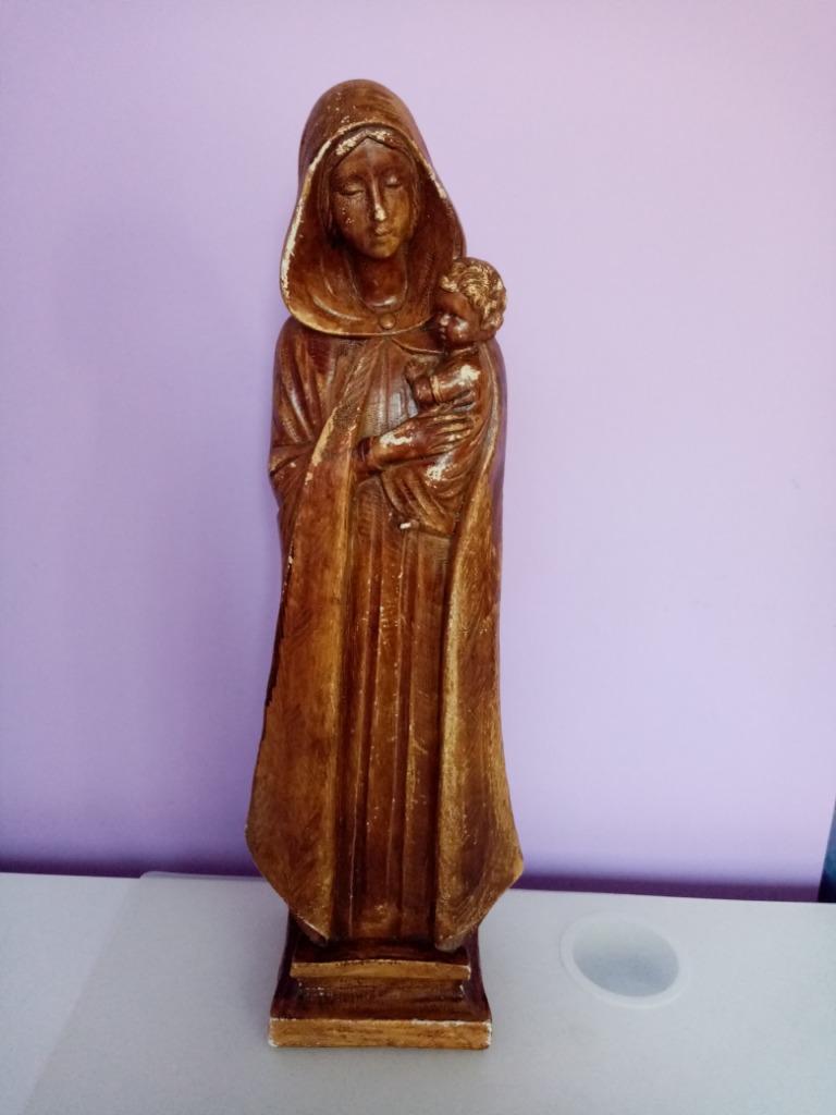 Terracotta religieus beeldhouwwerk Melanie Salvatore jaren 1, Antiek en Kunst, Ophalen of Verzenden
