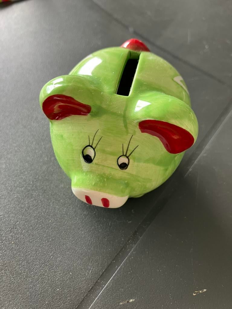 Figurine Mini tirelire en forme de cochon Ganda 5 cm, Enlèvement ou Envoi