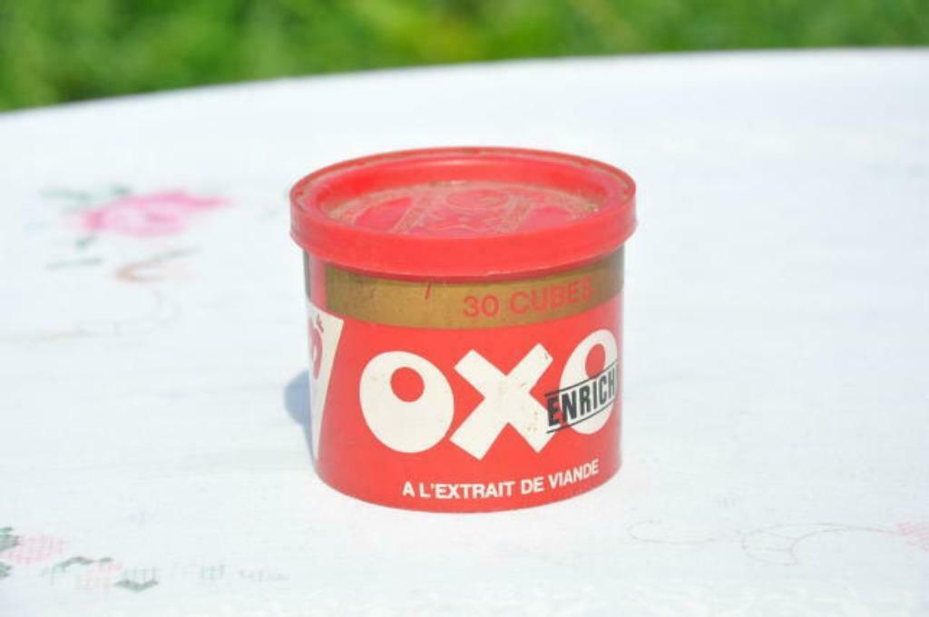 §  ancienne boite cubes oxo gagnez 3fr (1), Collections, Enlèvement ou Envoi, Utilisé, Emballage