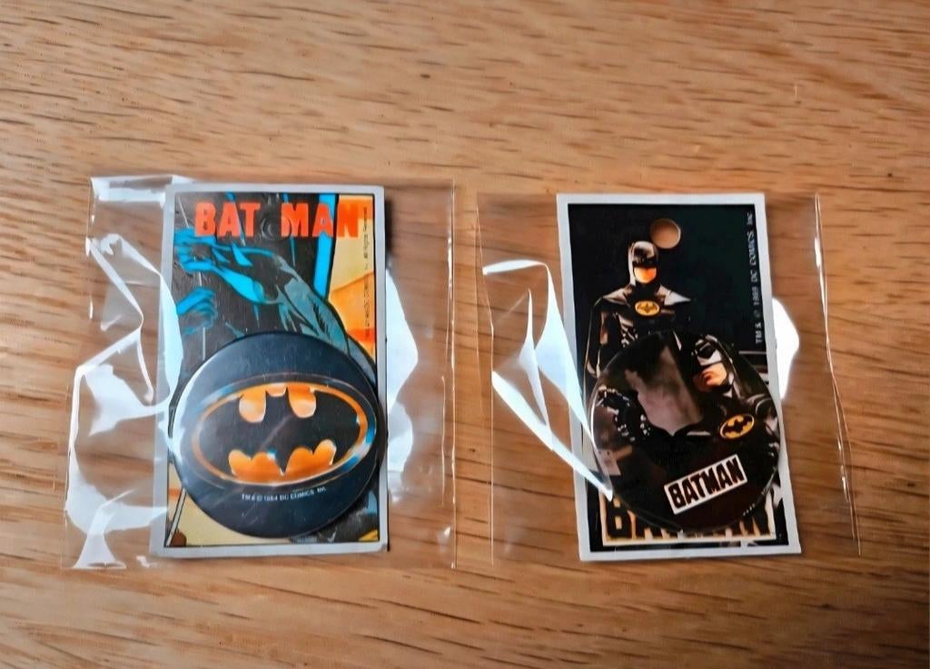 BATMAN 1989-badges, Verzamelen, Beelden en Beeldjes, Ophalen of Verzenden