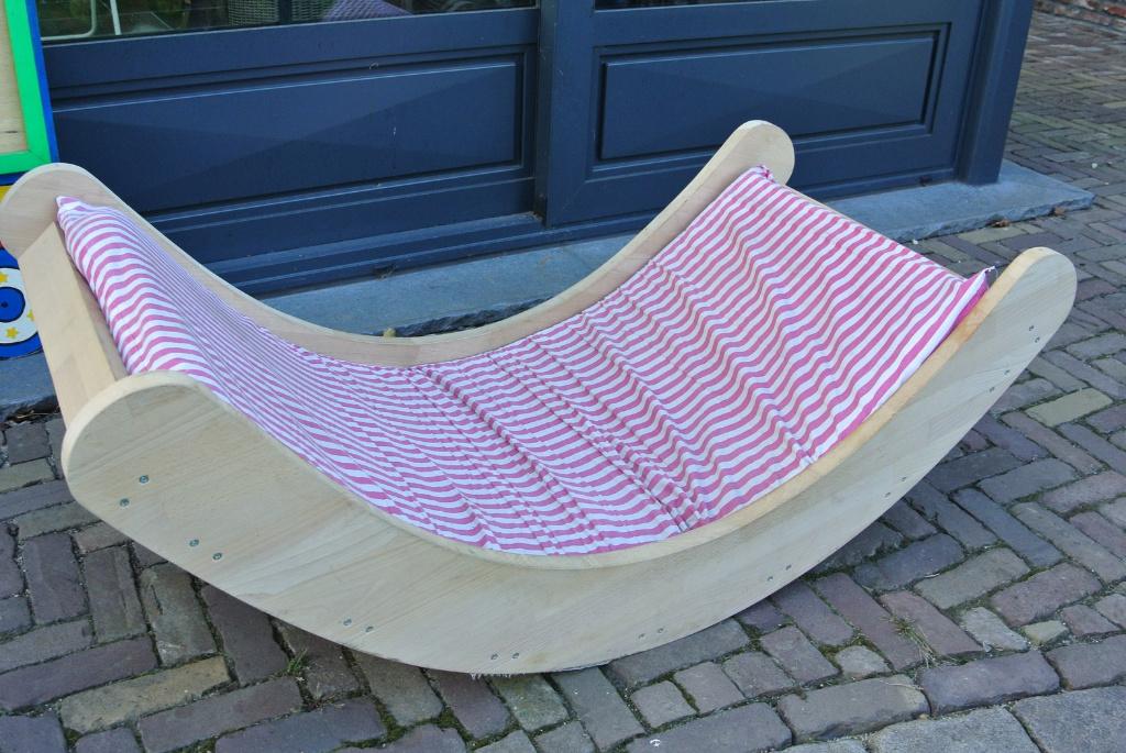 schommelbed met matras, Ophalen