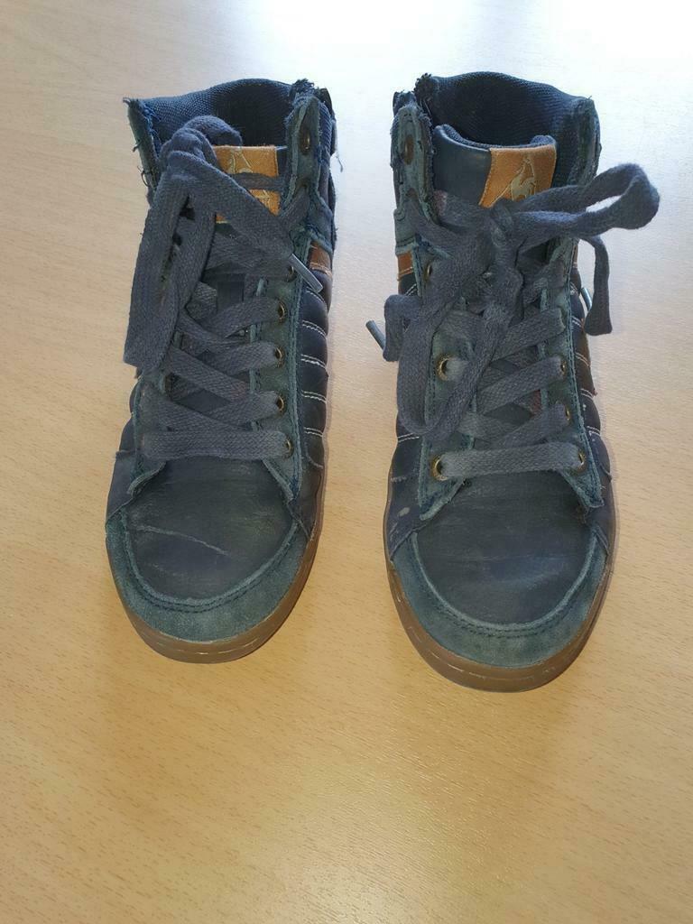 blauwe hoge schoen - Le Coq Sportif - maat 34, Ophalen, Le coq sportif, Schoenen, Zo goed als nieuw