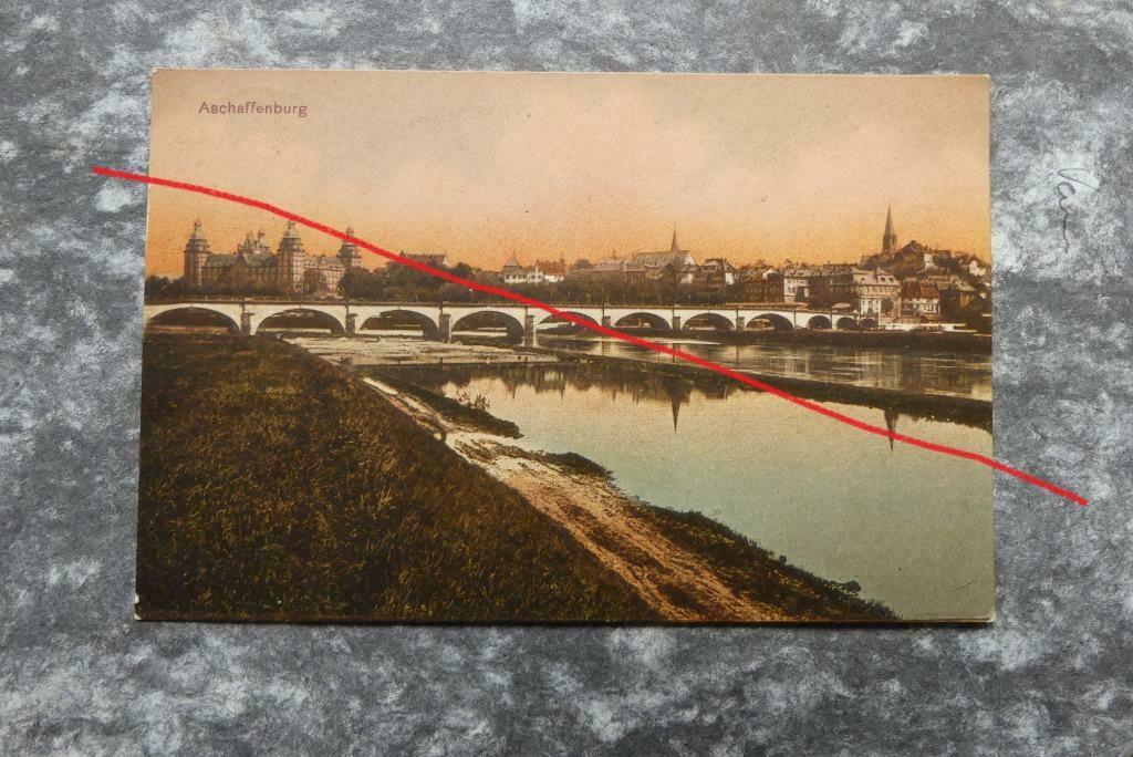 Postkaart 2/11/1918 Aschaffenburg, Duitsland, Ophalen of Verzenden, Voor 1920, Gelopen, Duitsland