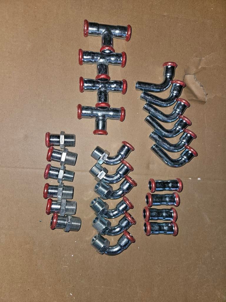 Lot d'accessoires tubipress galva 15mm, Ophalen