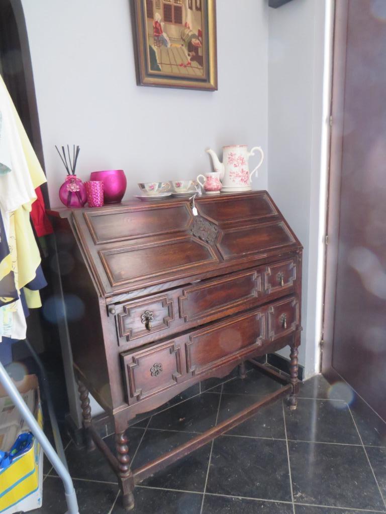 Houten secretaresse, Ophalen, Gebruikt