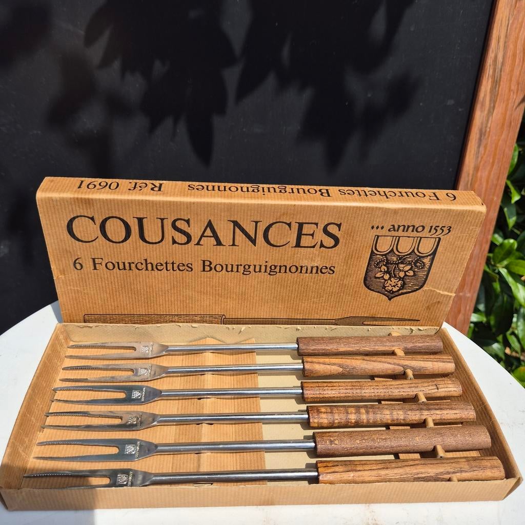 Fourchettes à fondue Vintage Cousances. Fabriqué en France, Enlèvement ou Envoi