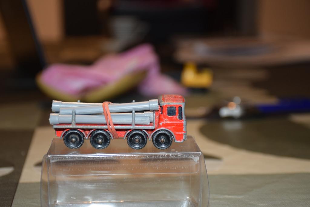 Matchbox regular wheels nr 10 pipe truck, Ophalen of Verzenden, Gebruikt, Bus of Vrachtwagen, Matchbox