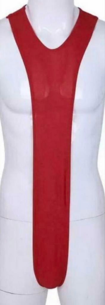 Bodysuit stretchy rood one size, Ophalen of Verzenden, Rood