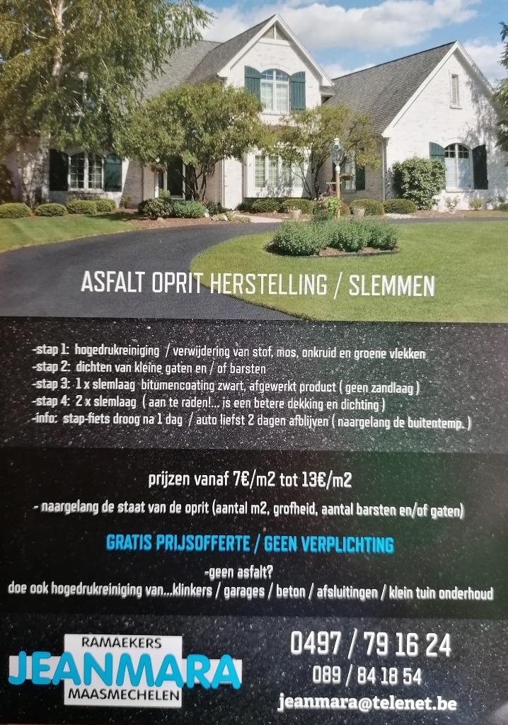ASFALT SLEMMEN, Ophalen, Zo goed als nieuw