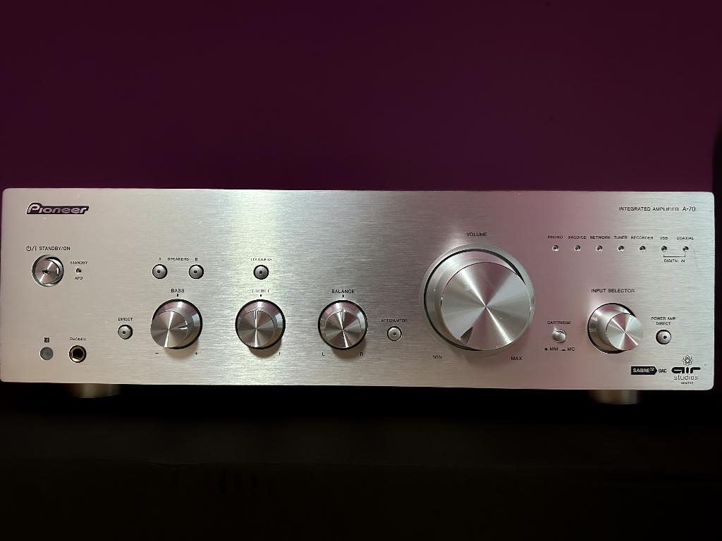 Pioneer A-70-S Stereo Versterker – Mint conditie – Topklasse, Audio, Tv en Foto, Versterkers en Ontvangers, Ophalen, Zo goed als nieuw